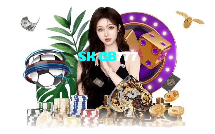 SK GB777 casino presented on mobile device in Pakistan with slots and live games